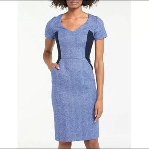 Boden British Tweed Sheath Dress NWOT